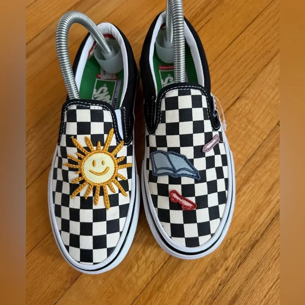 Vans Skate Era Skateistan Checkerboard Canvas Suede Men Shoes Size 5.5 - Picture 5 of 12